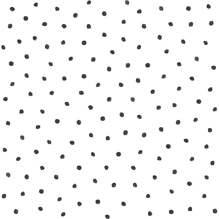 Irving Pixie Black Dots 33 Ft L X 209 In W Wallpaper